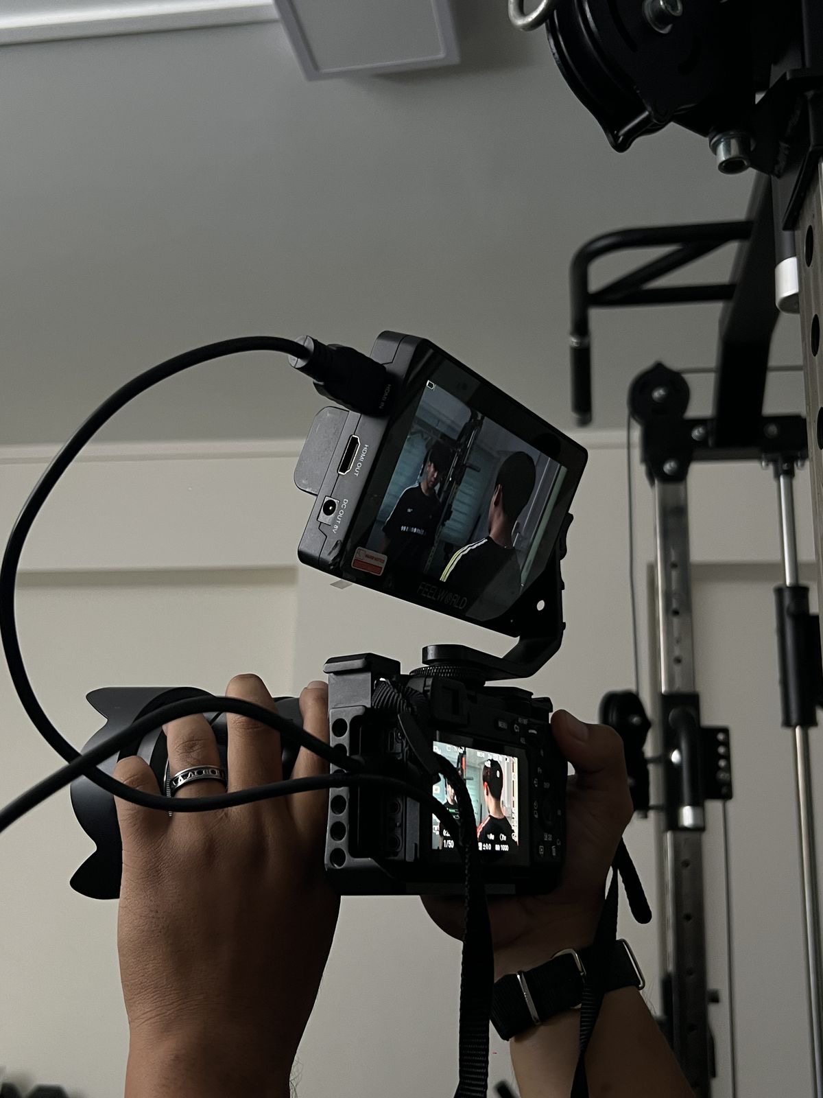 Impact Media Filmproduktion am Set